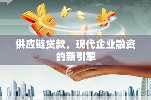 田林供应链贷款，现代企业融资的新引擎