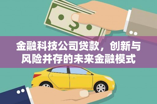 田林金融科技公司贷款，创新与风险并存的未来金融模式