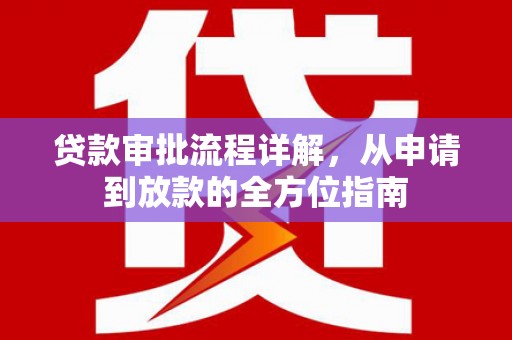 田林贷款审批流程详解,从申请到放款的全方位指南 田林贷款审批流程详解,从申请到放款的全方位指南