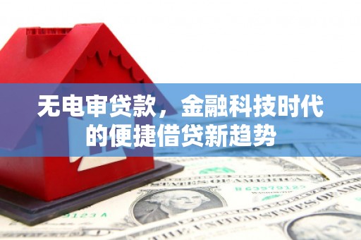 田林无电审贷款，金融科技时代的便捷借贷新趋势