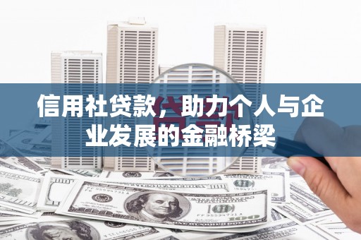 田林信用社贷款，助力个人与企业发展的金融桥梁