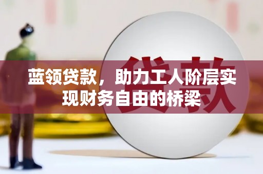 田林蓝领贷款，助力工人阶层实现财务自由的桥梁