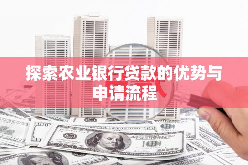 田林探索农业银行贷款的优势与申请流程