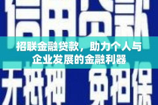 田林招联金融贷款，助力个人与企业发展的金融利器