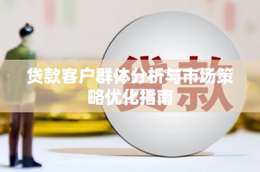 田林贷款客户群体分析与市场策略优化指南