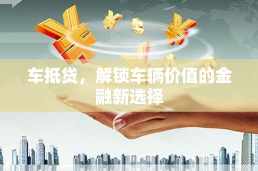 田林车抵贷，解锁车辆价值的金融新选择