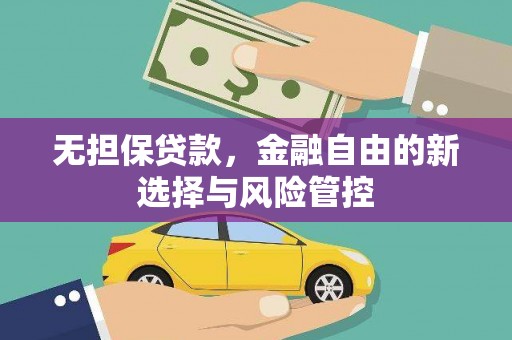 田林无担保贷款，金融自由的新选择与风险管控