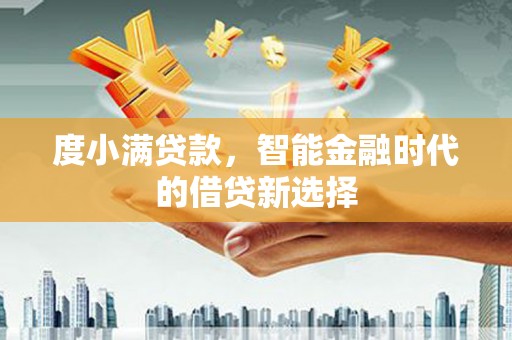 田林度小满贷款，智能金融时代的借贷新选择