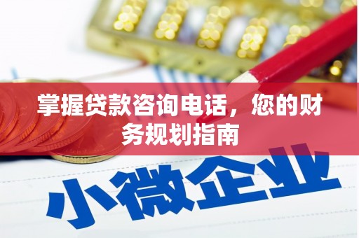 田林掌握贷款咨询电话，您的财务规划指南