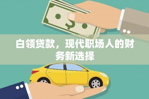 田林白领贷款，现代职场人的财务新选择