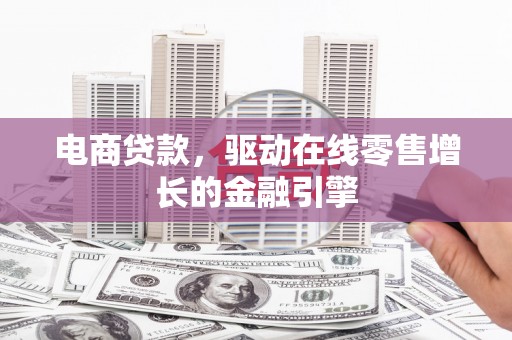 田林电商贷款，驱动在线零售增长的金融引擎