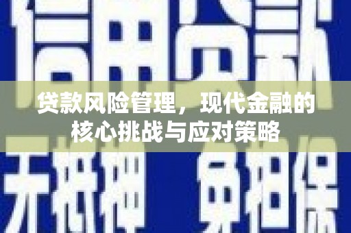 田林贷款风险管理，现代金融的核心挑战与应对策略