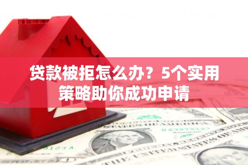 田林贷款被拒怎么办？5个实用策略助你成功申请