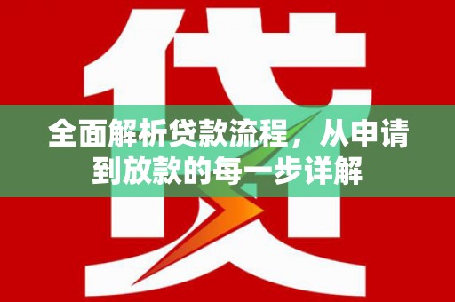 田林全面解析贷款流程，从申请到放款的每一步详解