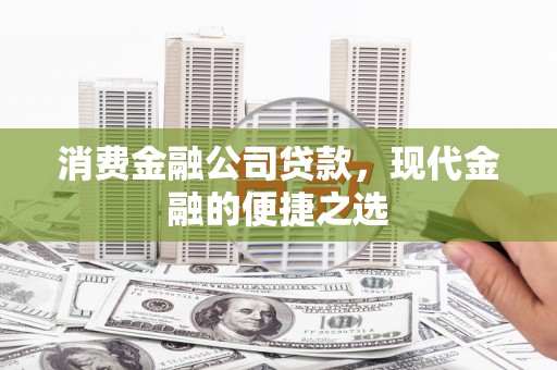 田林消费金融公司贷款，现代金融的便捷之选