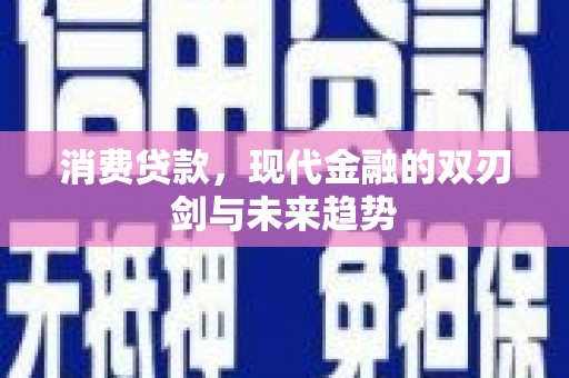 田林消费贷款，现代金融的双刃剑与未来趋势