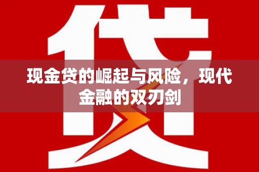 田林现金贷的崛起与风险，现代金融的双刃剑