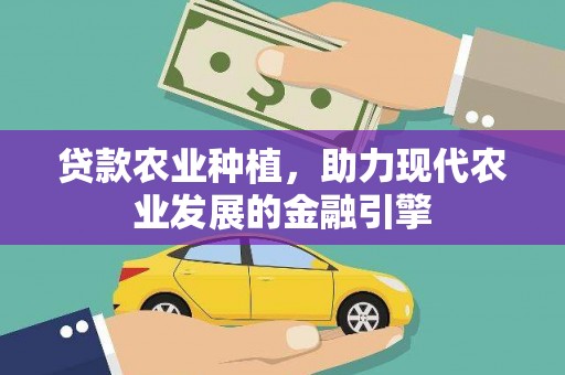 田林贷款农业种植，助力现代农业发展的金融引擎
