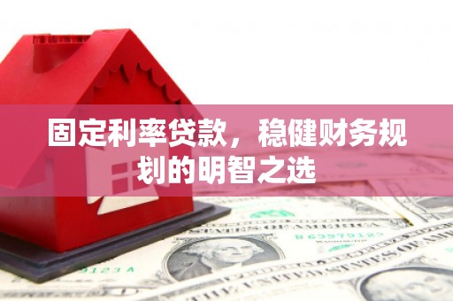 田林固定利率贷款，稳健财务规划的明智之选