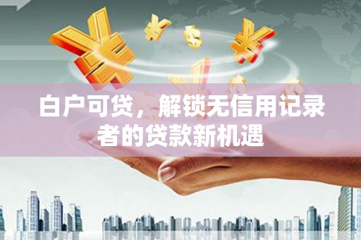 田林白户可贷，解锁无信用记录者的贷款新机遇