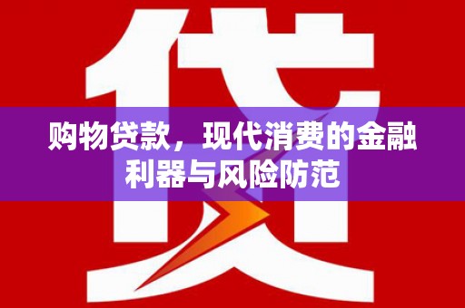 田林购物贷款，现代消费的金融利器与风险防范