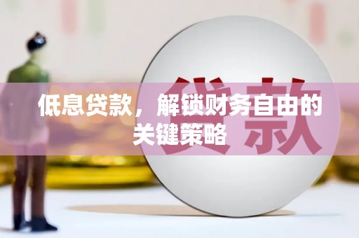 田林低息贷款，解锁财务自由的关键策略