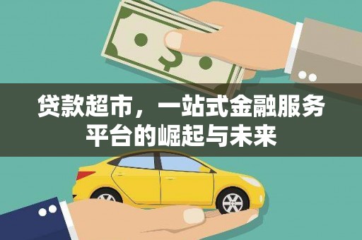 田林贷款超市，一站式金融服务平台的崛起与未来
