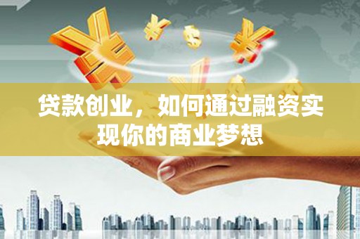 田林贷款创业，如何通过融资实现你的商业梦想