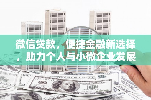 田林微信贷款，便捷金融新选择，助力个人与小微企业发展