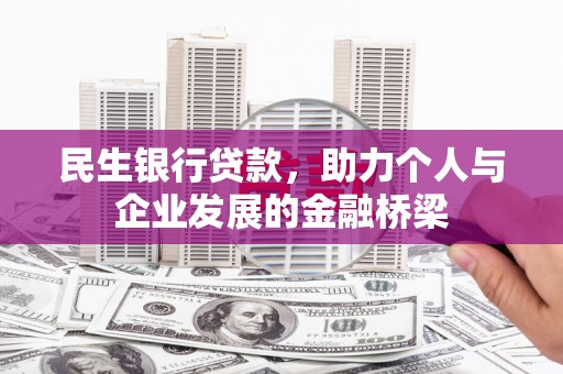 田林民生银行贷款，助力个人与企业发展的金融桥梁