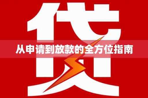 田林从申请到放款的全方位指南