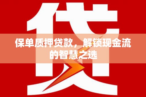 田林保单质押贷款，解锁现金流的智慧之选