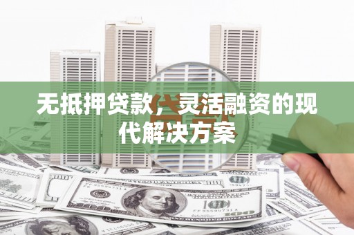 田林无抵押贷款，灵活融资的现代解决方案
