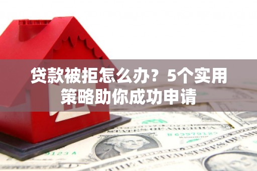 田林贷款被拒怎么办？5个实用策略助你成功申请
