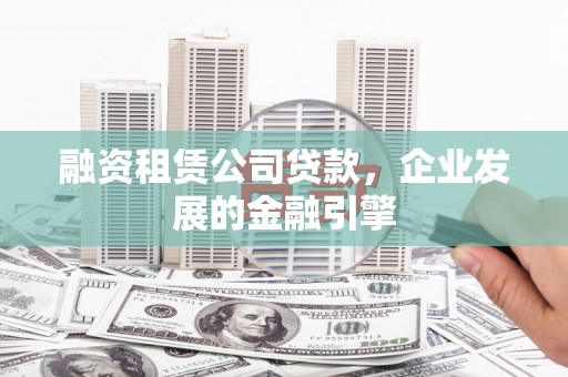 田林融资租赁公司贷款，企业发展的金融引擎