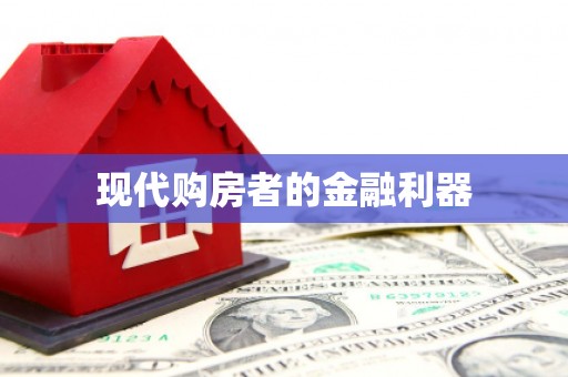 田林现代购房者的金融利器