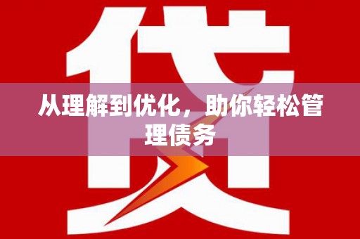 田林从理解到优化，助你轻松管理债务