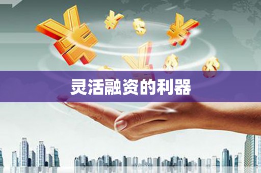 田林灵活融资的利器