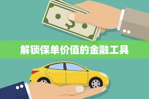 田林解锁保单价值的金融工具